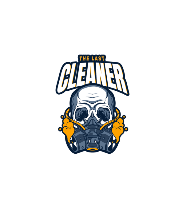 The last cleaner 05 minta fehér pólón