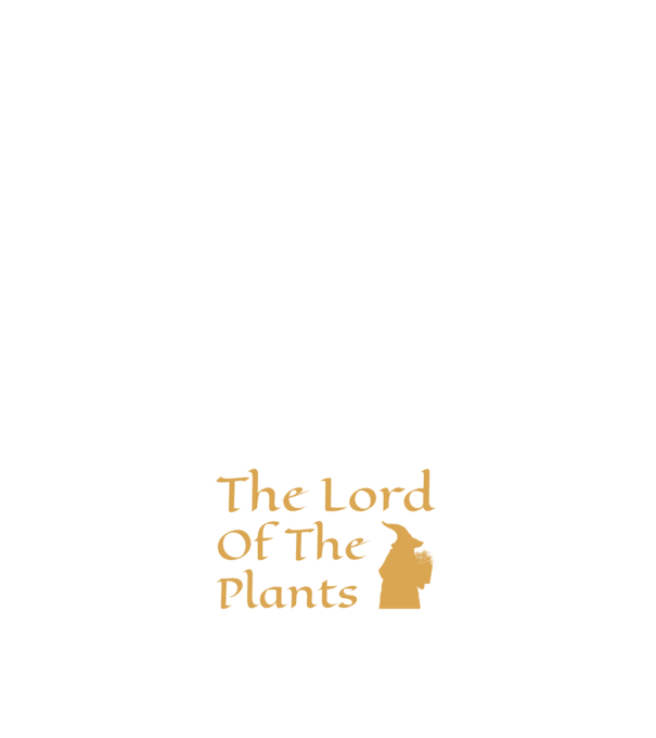 lord-of-the-Plants minta sötétkék pólón