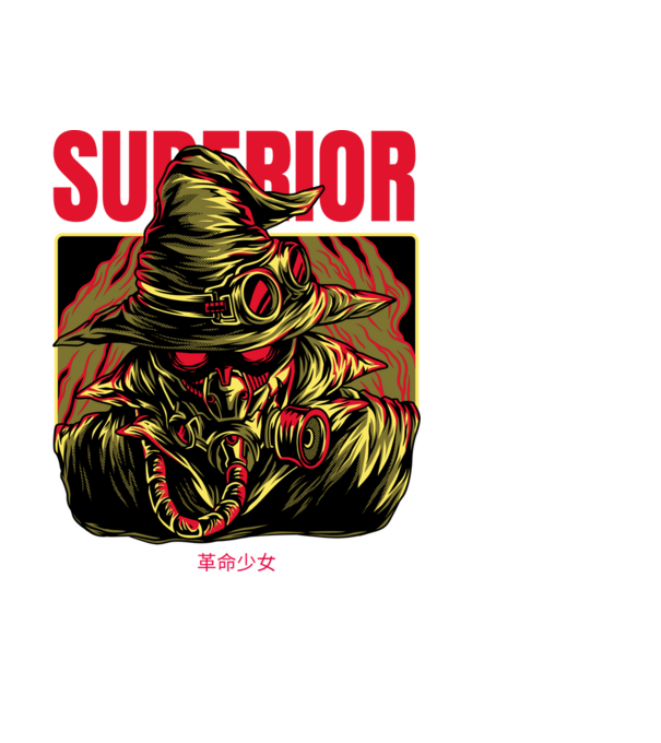 Superior 10 minta fekete pólón