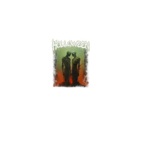 skeletons-in-a-horror-setting 10 minta királykék pólón