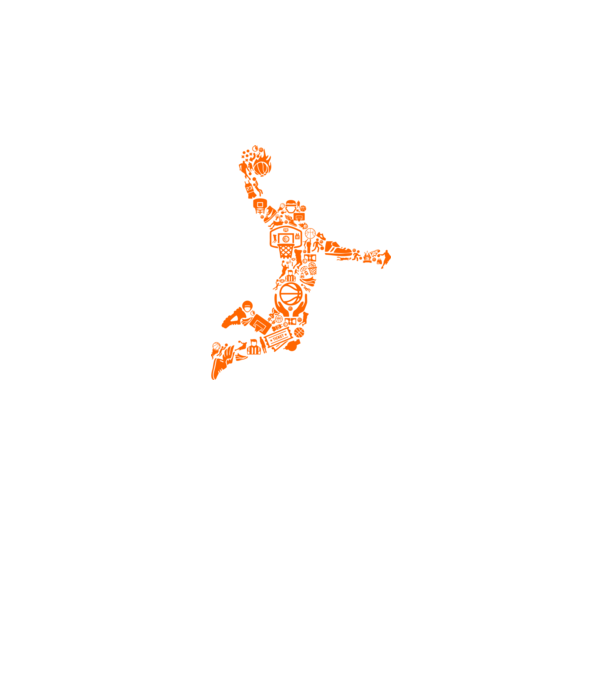 Basketball Player minta fekete pólón