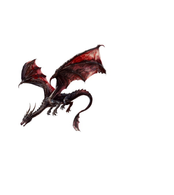 medieval-fantasy-themed minta fekete pólón