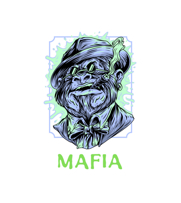 Maffia 3 minta fehér pólón