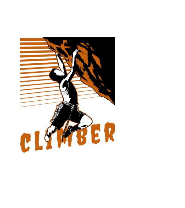 TR climber minta fekete pólón