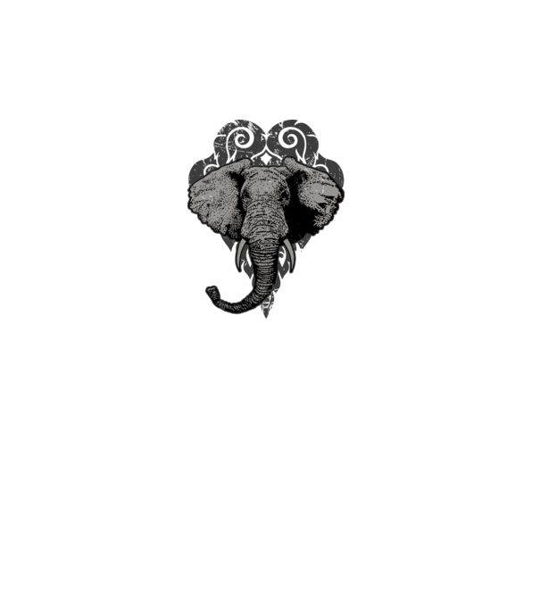 ELEPHANT 1 minta fehér pólón