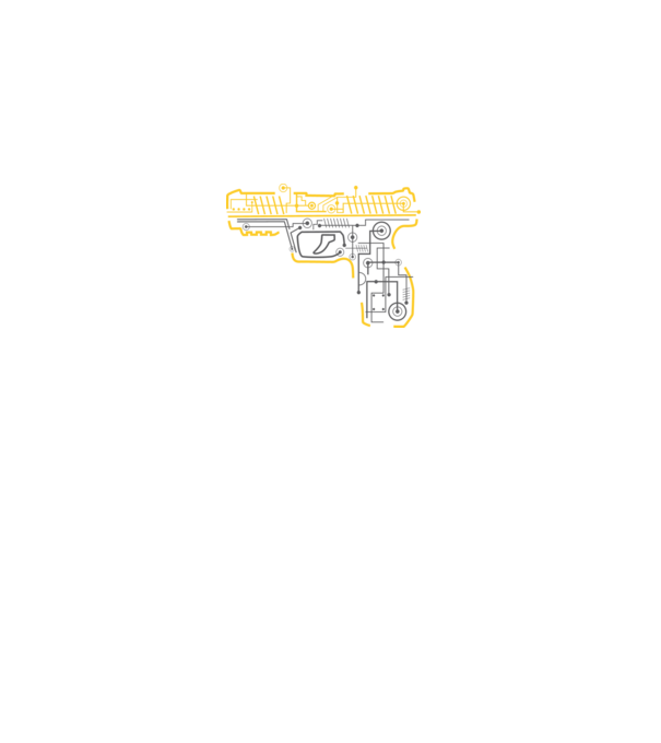 Electric Gun minta szürke pólón
