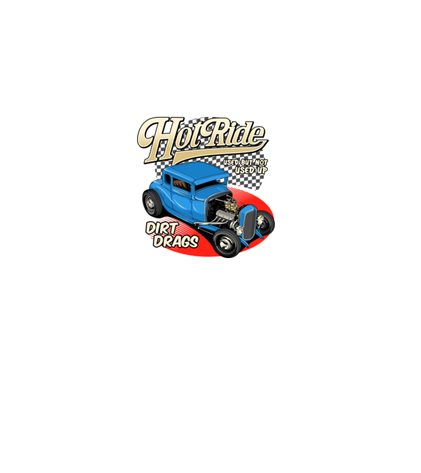 K 16 HOT RIDE minta sötétkék pólón