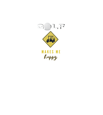 golf_makes_me_happy_merch (1) minta türkiz pólón