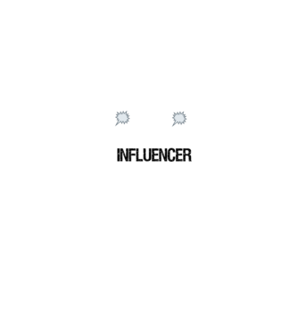 AZ ISKOLA fontos de inkább influencer leszek minta fekete pólón