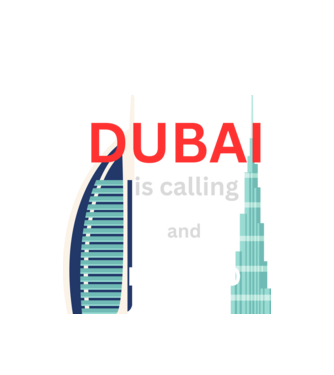 DUBAI is calling minta fehér pólón