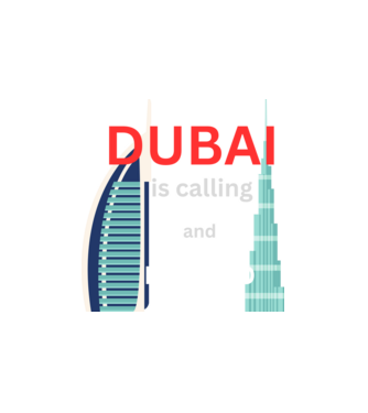 DUBAI is calling minta fehér pólón