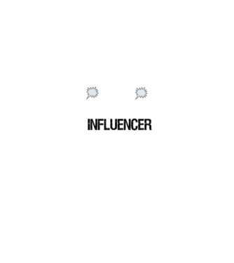 AZ ISKOLA fontos de inkább influencer leszek minta fekete pólón
