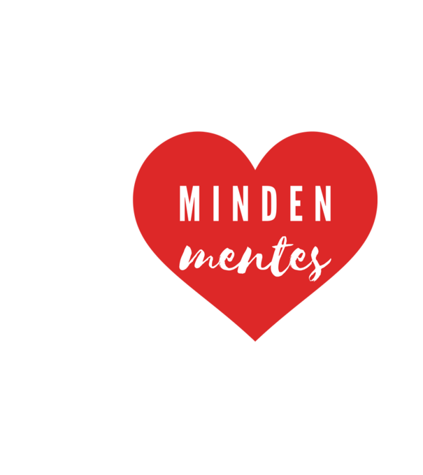 i love minden mentes minta fehér pólón