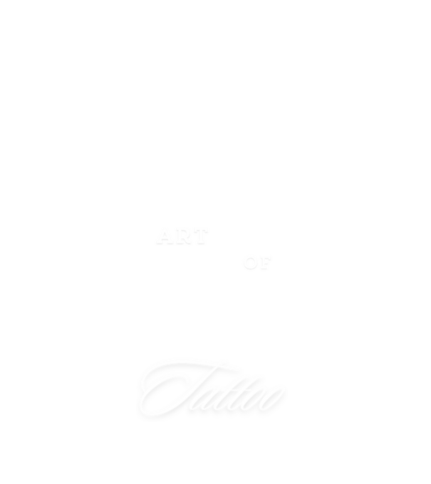 art of tattoo minta fehér pólón