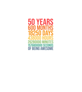 50 years minta fekete pólón