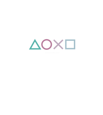 Playstation minta fekete pólón