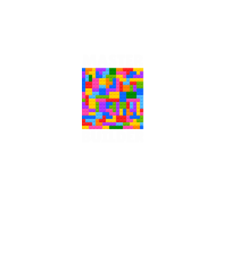 Master Builder minta fekete pólón