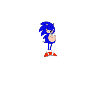 SonicGarfield minta rózsaszín pólón