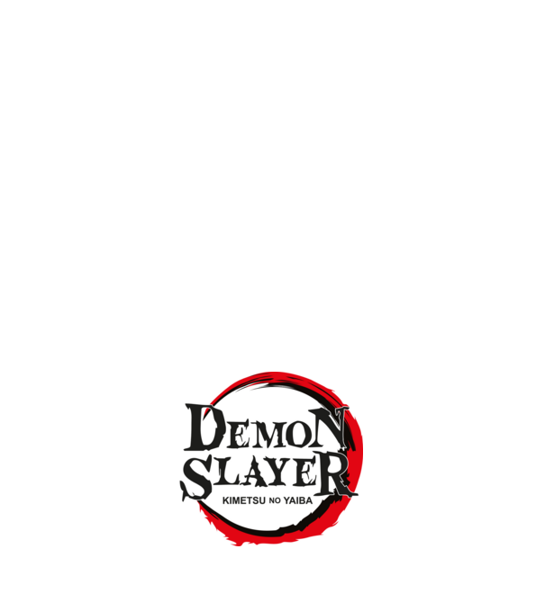 Demon Slayer Kimetsu No Yaiba minta fehér pólón