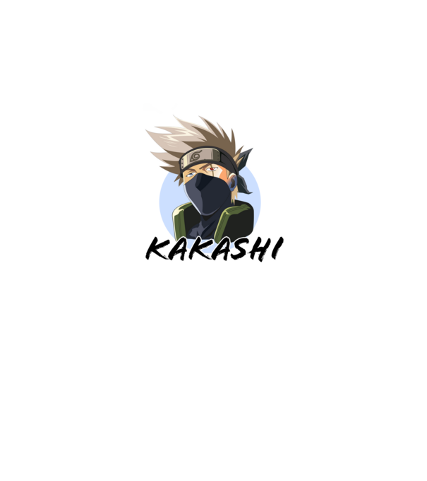 Hatake Kakashi minta fehér pólón