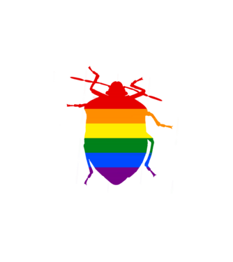Pride poloska minta fehér pólón