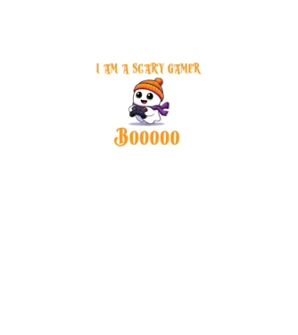 Scary little gamer minta fekete pólón