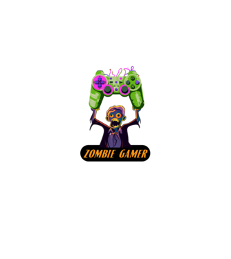 Zombie Gamer minta szürke pólón