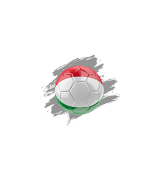 Magyar Foci minta fehér pólón