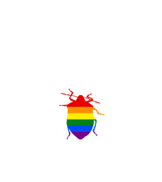 Pride poloska minta fehér pólón