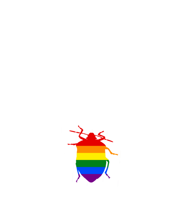 Pride poloska minta fehér pólón