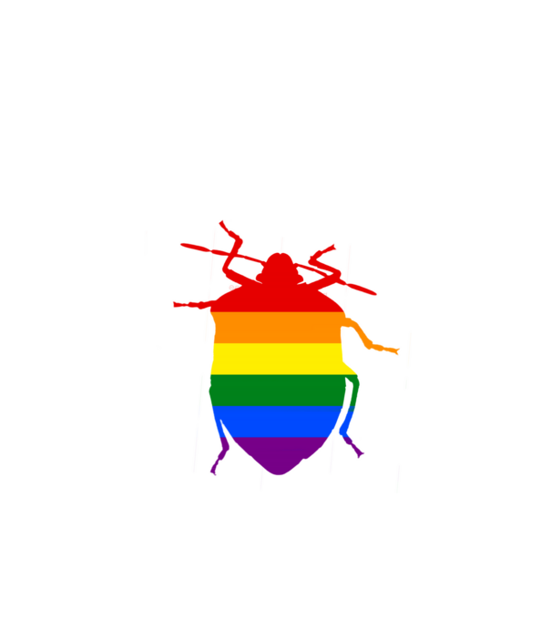 Pride poloska minta fekete pólón