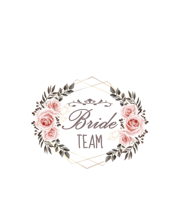 Bride Team minta fehér pólón