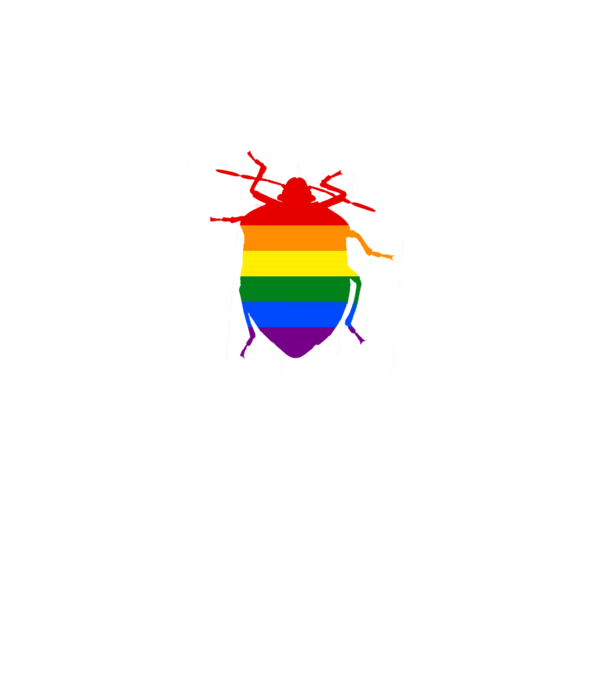 Pride poloska minta fekete pólón
