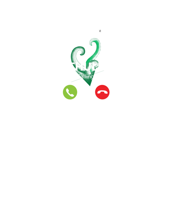 Cthulhu hívása minta fekete pólón