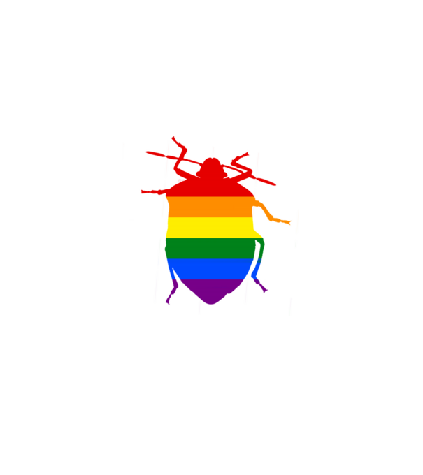 Pride poloska minta szürke pólón