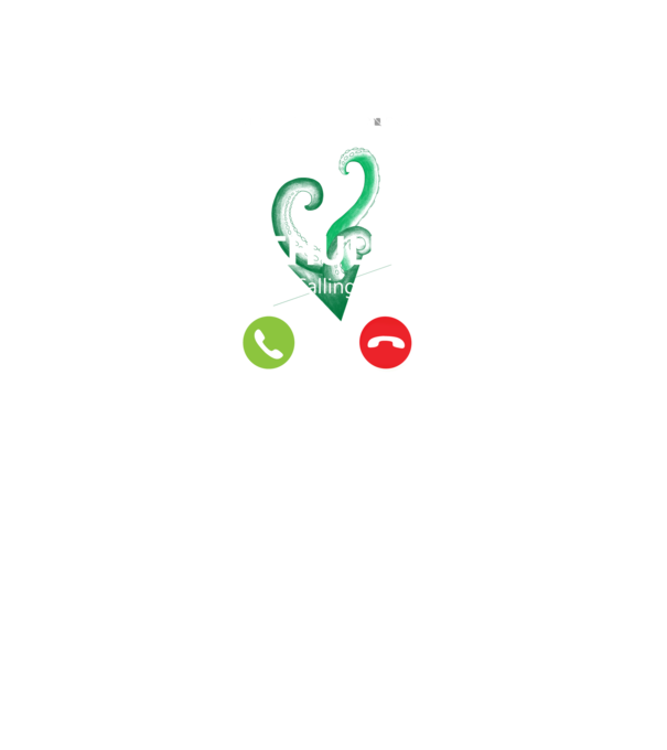 Cthulhu hívása minta fekete pólón