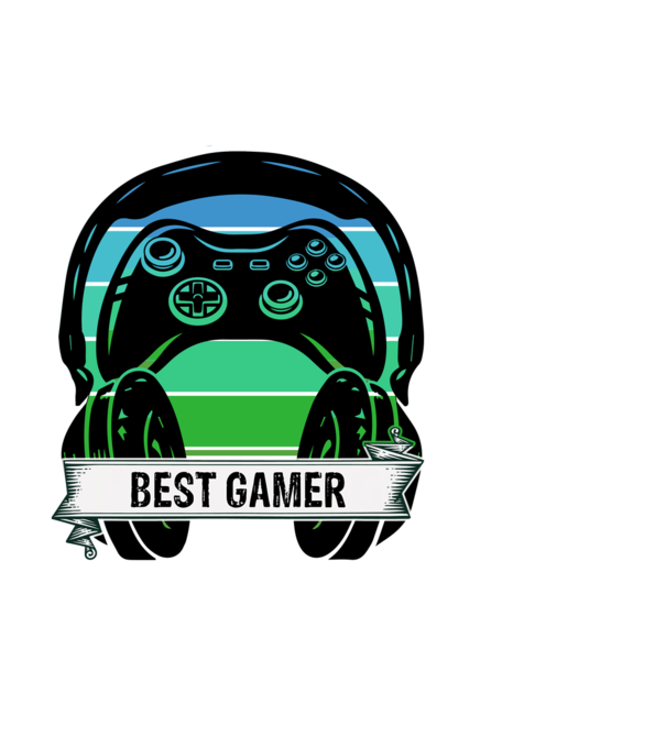 BEST GAMER minta fehér pólón