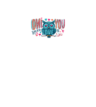 Bagoly - Owl You Need Is Love minta fehér pólón