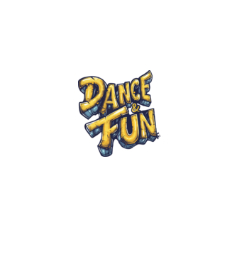 Dance and Fun minta farmerkék pólón