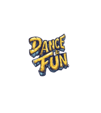Dance and Fun minta fekete pólón
