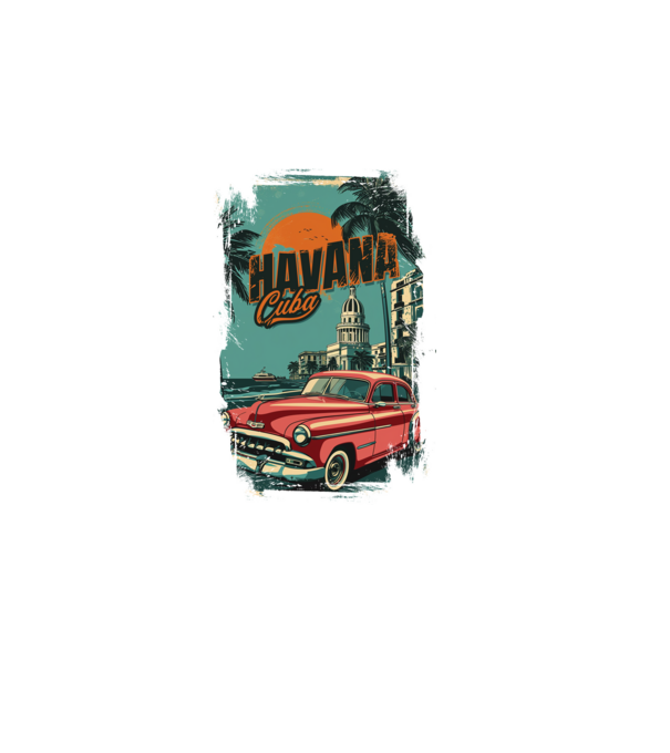 Havana Cuba minta fekete pólón