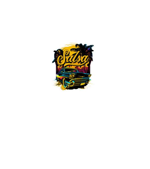 SALSA minta fekete pólón