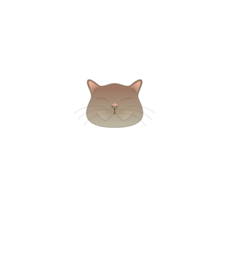catface minta világos rózsaszín pólón