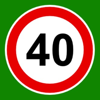 40-es tábla póló minta