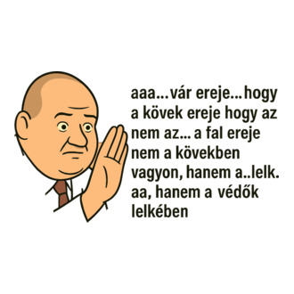 A vár ereje póló minta