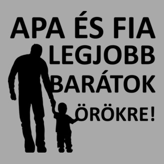 Apa és Fia  póló minta