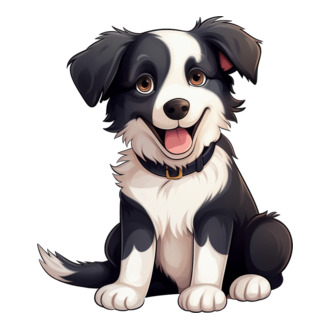 Aranyos kutya - Border Collie póló minta