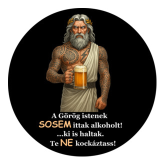 Az istenek sosem... póló minta