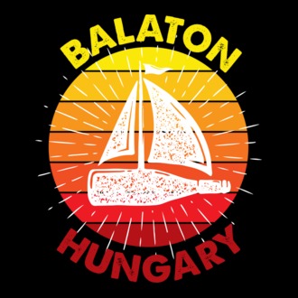 Balaton hungary bor vitorlás póló minta
