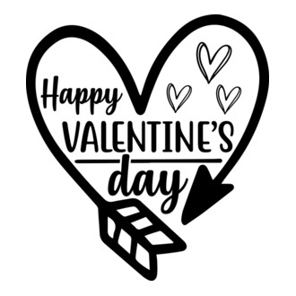 Boldog Valentin-napot (Happy Valentines Day!) póló minta
